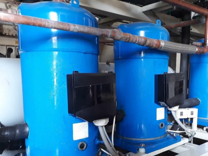 Central de compressores avaliada para o Plano de Manutenção, Operação e Controle, conforme a Lei 13.589/2018.